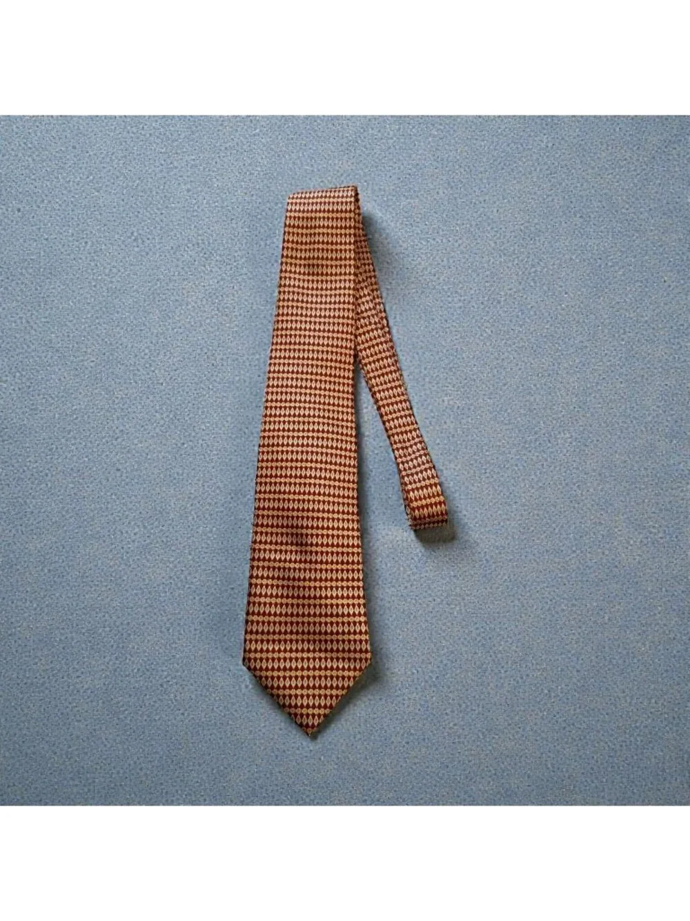 BURBERRYS Men's Vintage Yellow Red Neck Tie